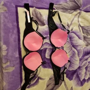 Victoria's Secret Bras SALE!! 2 Wear Everywhere Super Push Up Bras 36 C